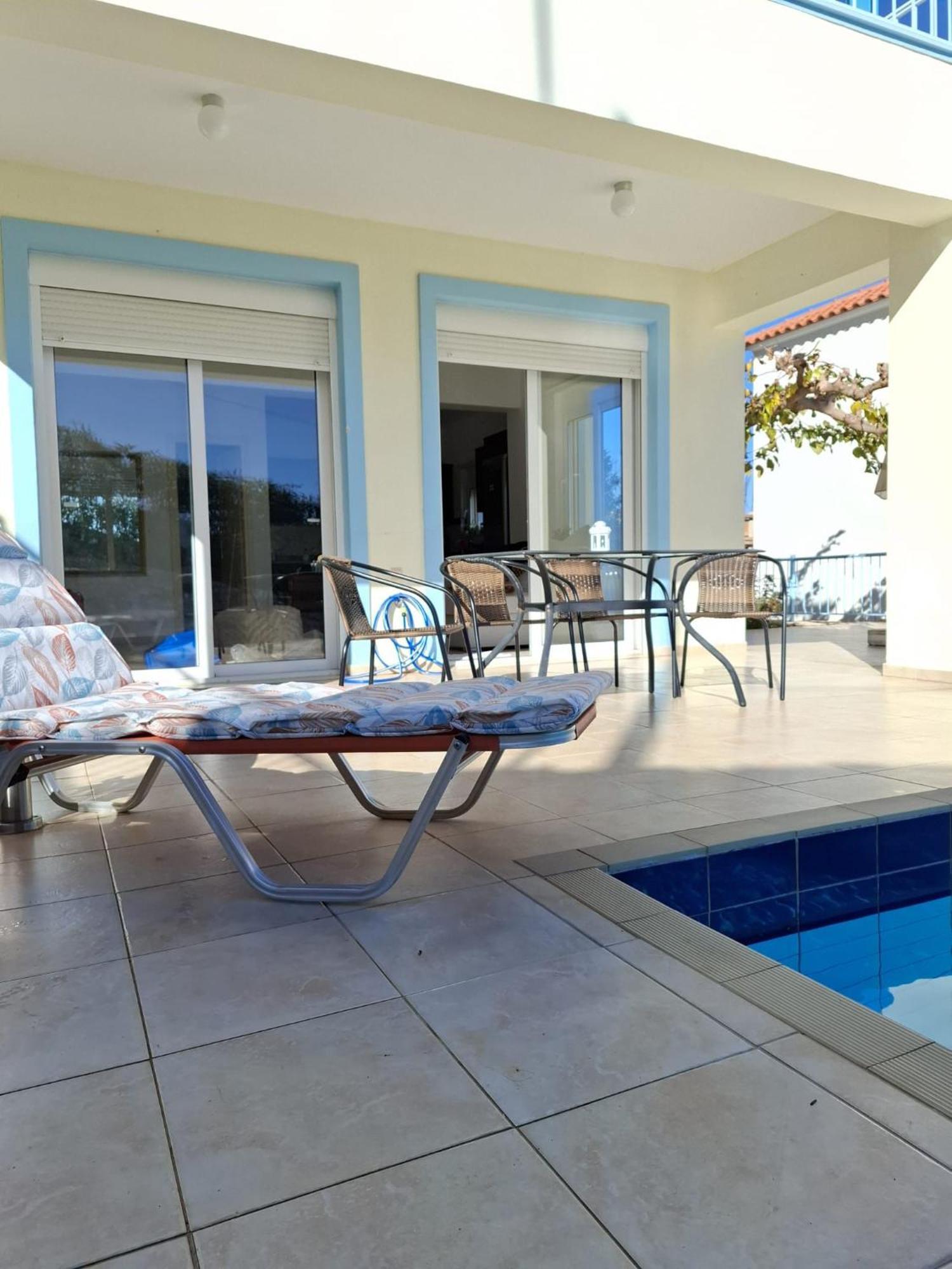 Vila Breathtaking Sea And Mountain Views Kefalas Exteriér fotografie